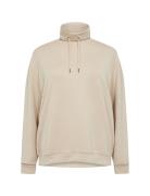 Wa-Sabina Tops Sweat-shirts & Hoodies Sweat-shirts Beige Wasabiconcept