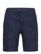 Relaxed Linen Shorts Bottoms Shorts Navy GANT