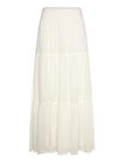 Diamondll Maxi Skirt Langt Skjørt Cream Lollys Laundry