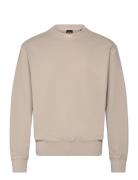 We__Dye Tops Sweat-shirts & Hoodies Sweat-shirts Beige BOSS