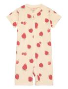 Pyjamas Romper Strawberries Sn Pyjamas Sie Jumpsuit Multi/patterned Li...