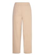 Slfblair Hw Pant B Bottoms Trousers Straight Leg Beige Selected Femme