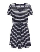 Onlmay S/S V-Neck Short Dress Jrs Noos Kort Kjole Blue ONLY