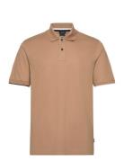 Parlay 211 Tops Polos Short-sleeved Beige BOSS