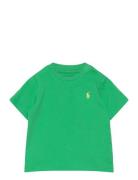 26/1 Jersey-Ss Cn-Tp-Tsh Tops T-shirts Short-sleeved Green Ralph Laure...