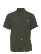 Bhelliot Shirt - Pp Tops Shirts Short-sleeved Green Blend