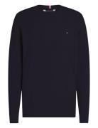 Refined Structure Crew Nk Tops Knitwear Round Necks Navy Tommy Hilfige...