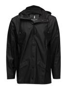 Jacket W3 Outerwear Rainwear Rain Coats Black Rains