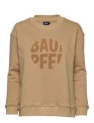 Jaala Tops Sweat-shirts & Hoodies Sweat-shirts Beige Baum Und Pferdgar...