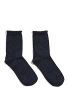 Pcsebby Glitter Long 1 Pack Socks Noos Lingerie Socks Regular Socks Bl...