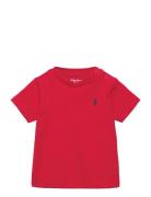 26/1 Jersey-Ss Cn-Tp-Tsh Tops T-shirts Short-sleeved Red Ralph Lauren ...