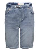 Lvb Skinny Fit Dobby Short / Lvb Skinny Dobby Short Bottoms Shorts Blu...