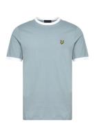 Ringer T-Shirt Tops T-shirts Short-sleeved Blue Lyle & Scott