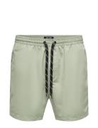 Onsted Life Swim Short Gw 1832 Badeshorts Green ONLY & SONS