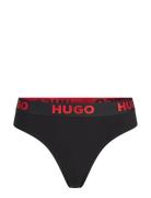 Thong Sporty Logo Stringtruse Undertøy Black HUGO