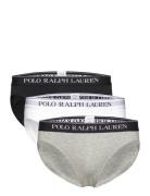 Low-Rise-Brief 3-Pack Underbukser Y-frontunderbukser Grey Polo Ralph L...