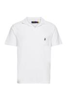 Rec Lw Cotton Terry-Ssl-Knt Tops Polos Short-sleeved White Polo Ralph ...