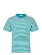 Striped T-Shirt Héritage Tops T-shirts Short-sleeved Blue Armor Lux