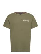 Ss Tee Tops T-shirts Short-sleeved Green Tommy Hilfiger