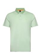 Peoxfordnew Tops Polos Short-sleeved Green BOSS