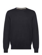 Pacas-L Tops Knitwear Round Necks Navy BOSS