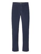 Slh196-Straight Miles Cord Pants W Noos Bottoms Trousers Chinos Navy S...