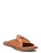 Slipper Flate Sandaler Brown Sofie Schnoor