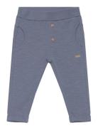 Pants Sweat Bottoms Sweatpants Blue Minymo