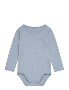 Body Ls Solid Bodies Long-sleeved Blue Fixoni