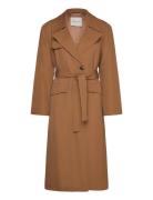 Fluid Belted Coat Trench Coat Kåpe Brown GANT