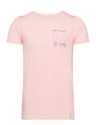 T-Shirt Ss Tops T-shirts Short-sleeved Pink Creamie