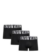 Trunk 3Pk Boksershorts Black Calvin Klein