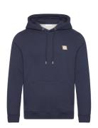 Piece 2.0 Hoodie Tops Sweat-shirts & Hoodies Hoodies Navy Les Deux