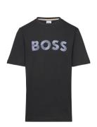 Short Sleeves Tee-Shirt Tops T-shirts Short-sleeved Black BOSS