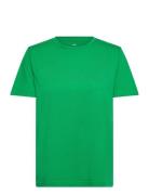 Short-Sleeved Cotton T-Shirt Tops T-shirts & Tops Short-sleeved Green ...