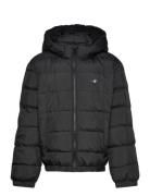 Shield Padded Jacket Fôret Jakke Black GANT