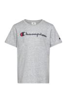 Ss Tee Tops T-shirts Short-sleeved Grey Champion