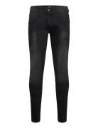 Anbass Trousers Slim C-Stretch Bottoms Jeans Slim Black Replay