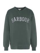 Barbour Northumb Sweat Tops Sweat-shirts & Hoodies Sweat-shirts Khaki ...