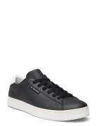 Tjm Leather Low Cupsole Lave Sneakers Black Tommy Hilfiger