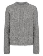 Nuzindi Pullover - Noos Tops Knitwear Jumpers Grey Nümph