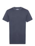 Crew-Neck Cotton Tops T-shirts Short-sleeved Black Bread & Boxers