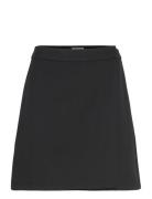 Vitolga Short Hw Wrap Skirt Kort Skjørt Black Vila