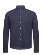 Desert Reg Shirt Tops Shirts Casual Navy Les Deux