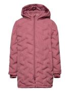 Jacket Quilted Fôret Jakke Pink Minymo