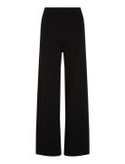 Df Wool Blend Straight Pant Bottoms Trousers Straight Leg Black Calvin...