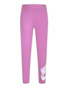 Nkg Club Hbr High Rise Legging Bottoms Leggings Pink Nike