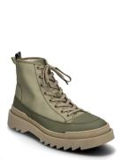 Kamiki High U Textile Høye Sneakers Green Sneaky Steve