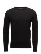 Merino Ck Designers Knitwear Round Necks Black Morris