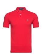 The Iconic Mesh Polo Shirt Designers Polos Short-sleeved Red Polo Ralp...